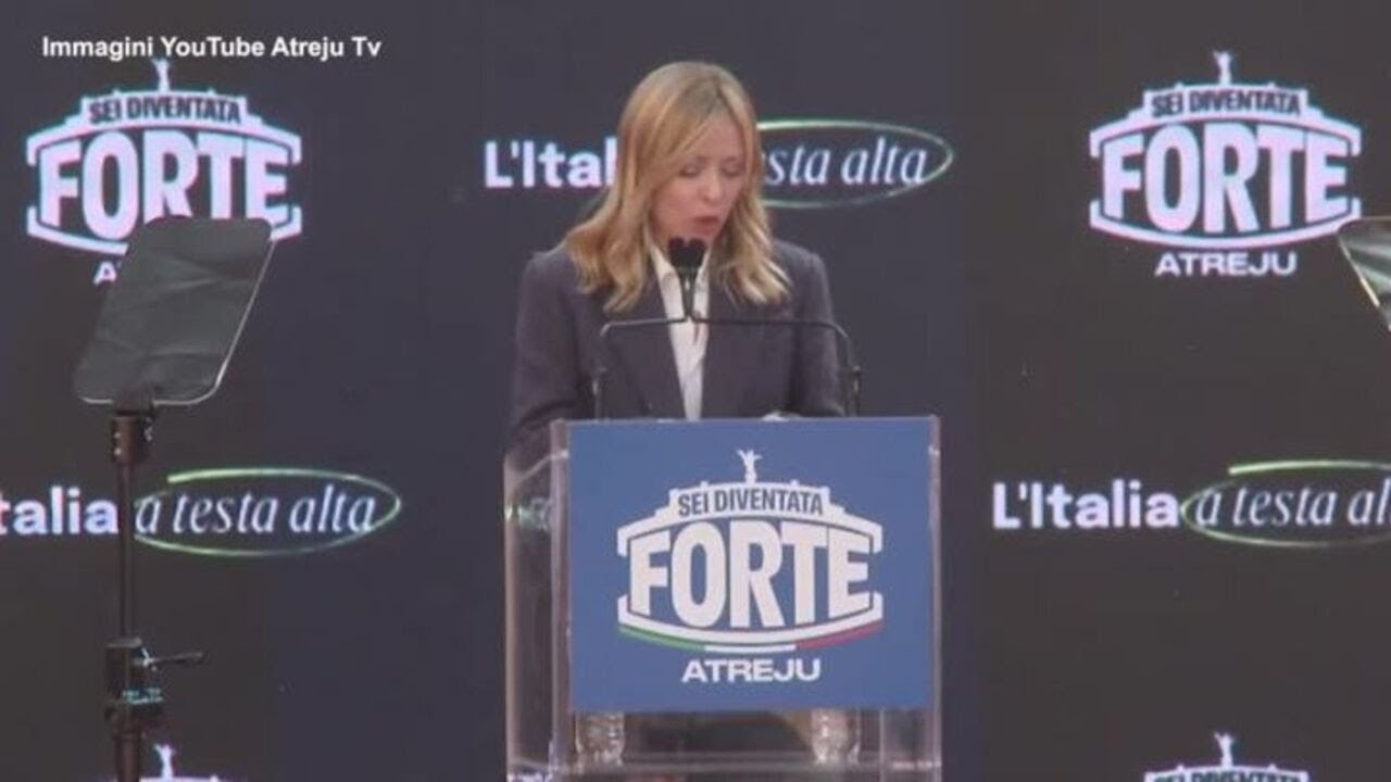 Meloni ad Atreju: "Questo e' un luogo di confronto, chi scappa non ha contenuti"
