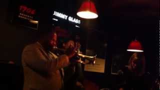 JEREMY PELT SOLO. JEREMY PELT QUINTET AT JIMMY GLASS JAZZ CLUB