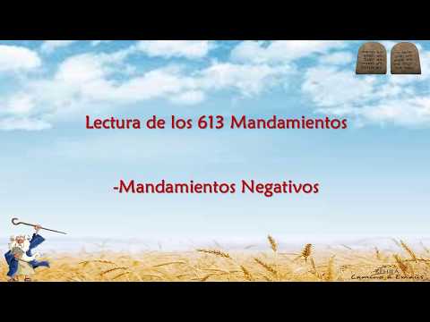 Lectura de los 613 mandamientos