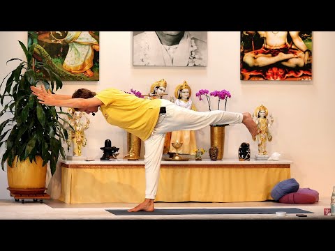 YOGA "Umkehrstellungen"  mit Adrian - Yoga Vidya Mittelstufe Live - 16:15 Uhr 12.07.2021