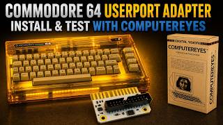 Installing and testing the Commodore 64 Ultimate User Port adapter - ComputerEyes Capture System