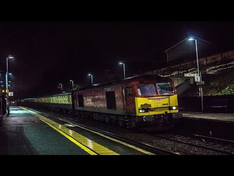 (HD) 60020 on 1z62 passes Keynsham with doppler horns  2/1/2016