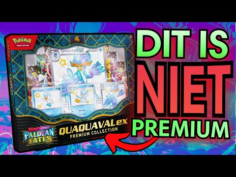 Ik Voel Me OPGELICHT Door POKEMON (Quaquaval EX Pemium Collection)