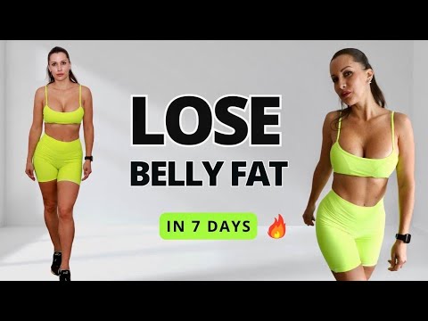 Lose Belly Fat in 7 Days | 30 Min Standing Abs Workout NO REPEAT | Burn 300 cal