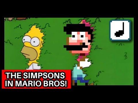 The Simpsons Grace Super Mario Maker 2 with their Musical Presence