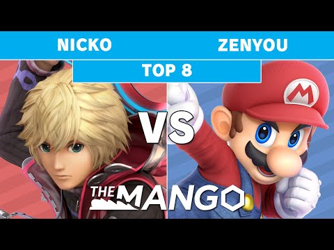 The Mang0 3 - Demise | Nicko (Shulk) VS Zenyou (Mario) - Smash Ultimate - Losers Top 8