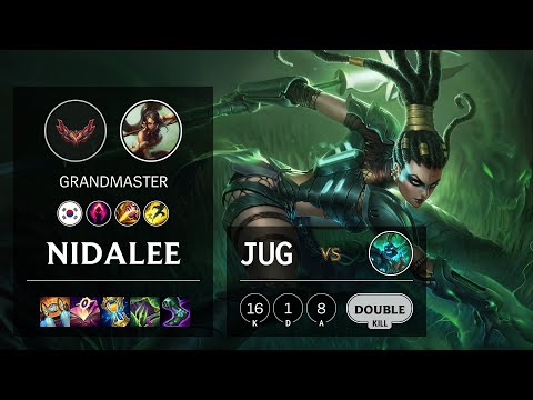 Nidalee Jungle vs Hecarim - KR Grandmaster Patch 12.5