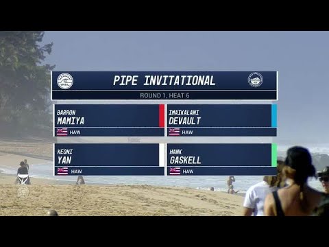 Men's Pipe Invitational: Round One, Heat 6