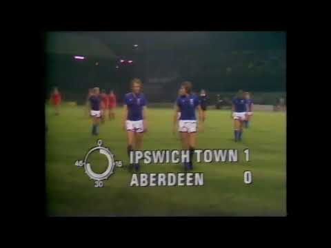 Ipswich Town v Aberdeen UEFA Cup 1st Round 1st Leg 16-09-1981
