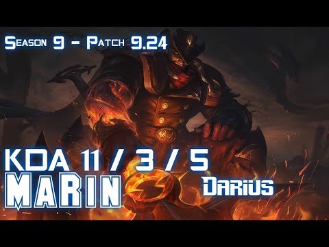 MaRin DARIUS vs YASUO Top - Patch 9.24 KR Ranked