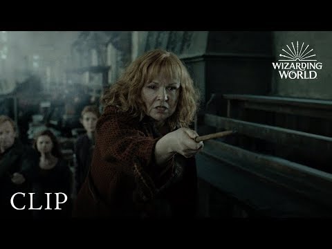 Wizard Duel: Molly Weasley vs. Bellatrix Lestrange | Harry Potter and the Deathly Hallows Pt. 2