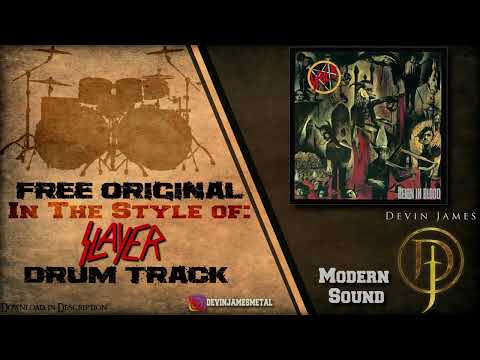 Slayer Styled Free Original Drum Track {Modern Sound} - 202 BPM (FREE DOWNLOAD)