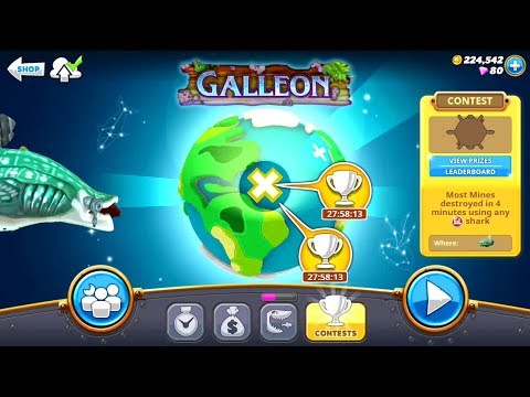 New Contest Most Mines Destroyed in 4 min - Hungry Shark World