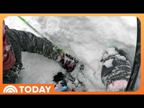 Video: Two Friends Rescue Skier Buried in Several Feet of Snow