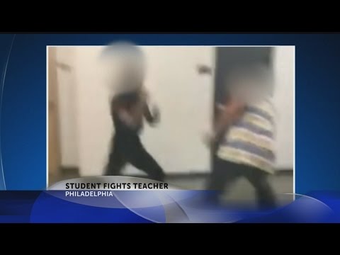 Student and teacher fight