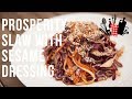 Prosperity Slaw With Sesame Dressing Everyday Gourmet S9 EP68