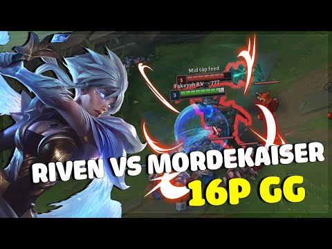 Yuh Riven | Hướng Dẫn Riven Đi Lane Vs Mordekaiser - KC 1 - Patch 10.5 | Kênh Kỹ Năng Riven