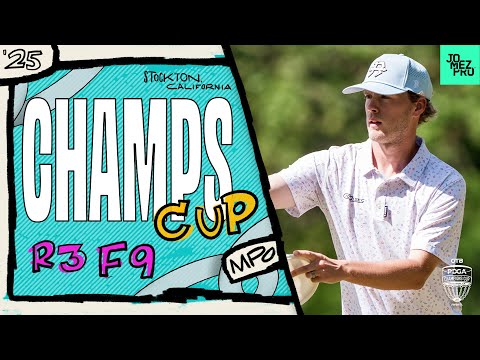 2025 PDGA Champions Cup | MPO R3F9 | Robinson, McBeth, Barela, Wysocki | Jomez Disc Golf