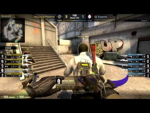 CS:GO POV Demo NiP Get Right (27/10) vs G2 (de_overpass)