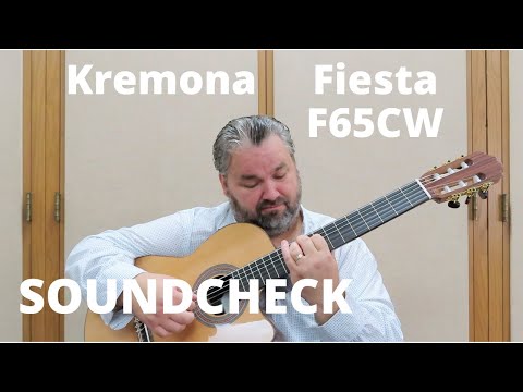 Kremona F65CW Fiesta Classical Cutaway with Electronics 2010s - Natural image 22