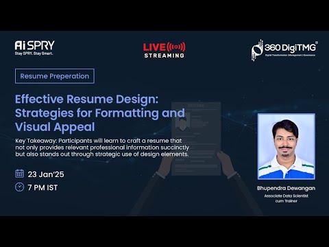 Resume Building 15th February 360DigiTMG