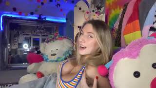 She stretched like that on purpose