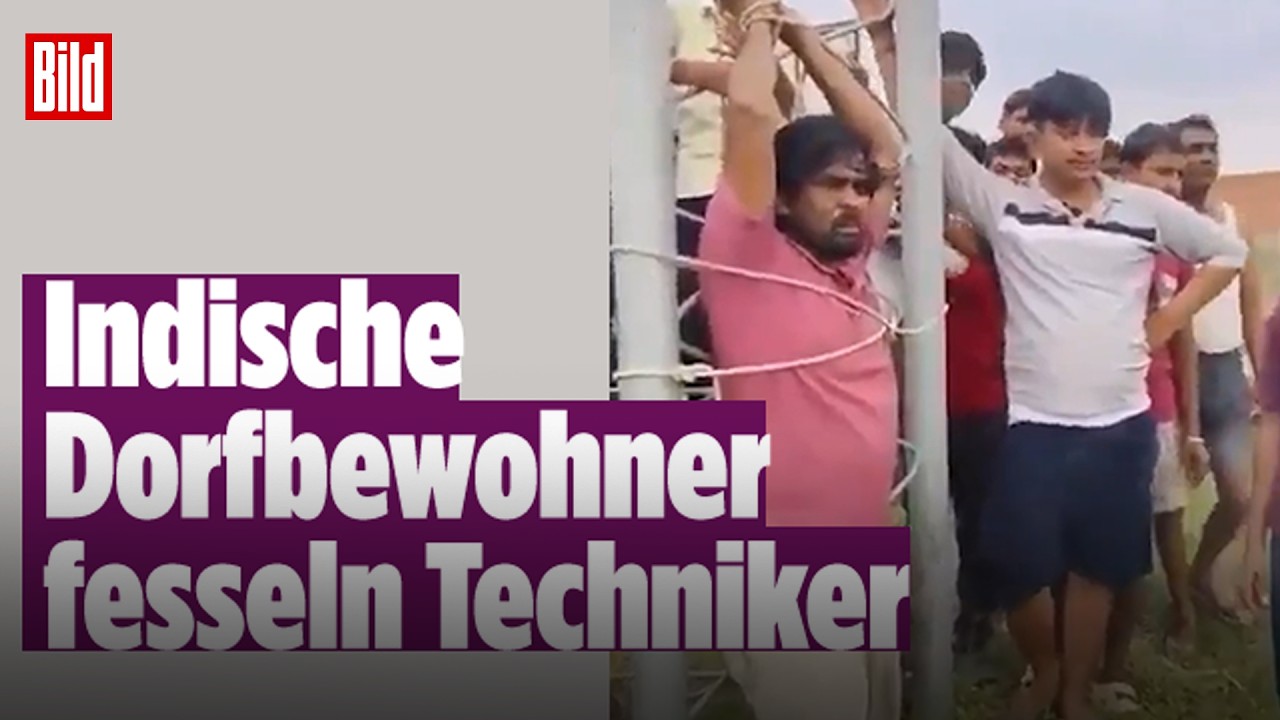 INDIEN: Techniker an Funkmast gefesselt – wegen schlechtem Internet