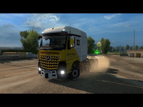 Euro Truck Simulator 2 | Mods | Mercedes Actros/Arocs SLT [1.26]