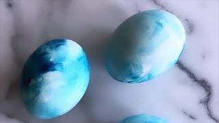 How to Dye Easter Eggs with Shaving Cream