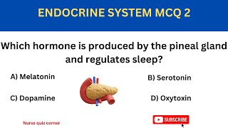 Can you ace this ENDOCRINE SYSTEM PRACTICE QUIZ/MCQs