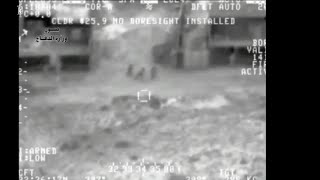 Airstrike on ISIS  - Terrorists on foot blown to bits