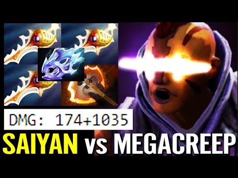 SUPER SAIYAN 3x Rapier +1200DMG vs Mega Creeps!!? Anti Mage Fury WTF COMEBACK Dota 2 Pro Carry Guide