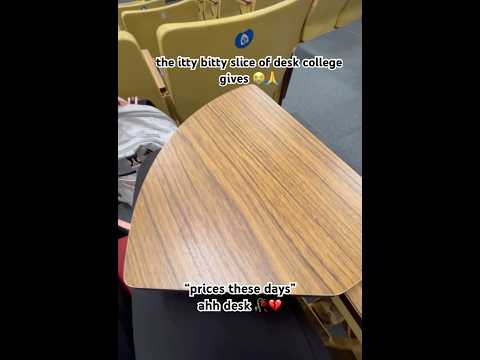 why are desks so small in college 😭