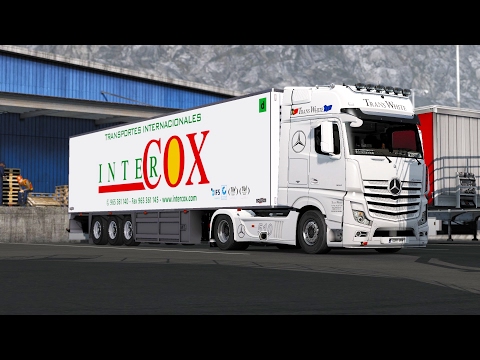 ETS 2 1.26 ProMods 2.15 Mercedes Benz Actros MP4  Bilbao - Irun