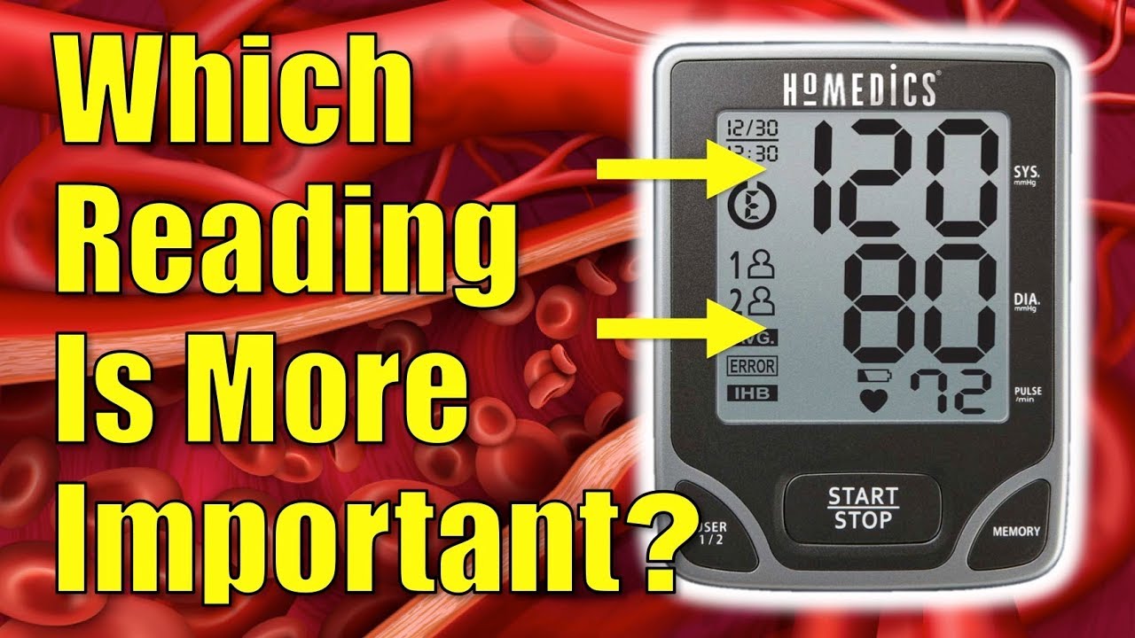 Which Blood Pressure Reading is More Important, Systolic or Diastolic