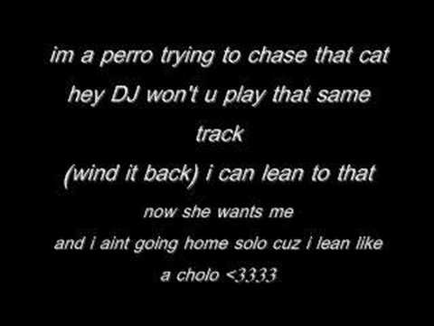 lean like a cholo lyrics