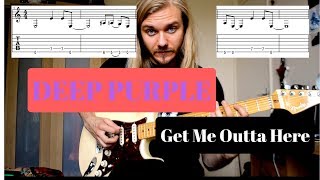 Deep Purple - Get Me Outta Here | Intro riff and chords lesson