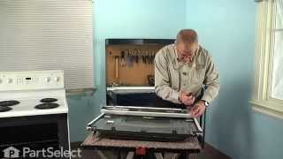 Range, Stove, Oven Repair: Replacing the Door Handle (Frigidaire Part # 316270201)