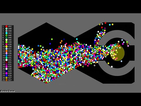 Survival Proliferation 95 - Marble Race in Algodoo