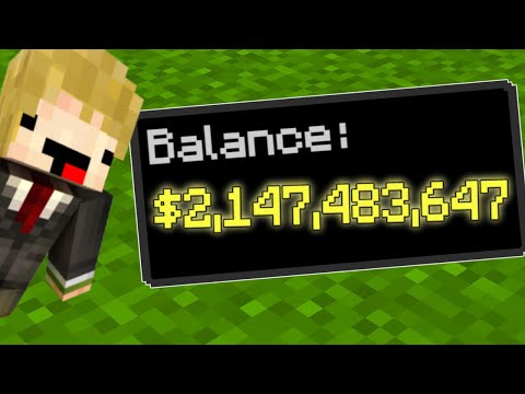 Duping $2,147,483,647 On A Pay-to-Win Minecraft Server - SurviveWithUs
