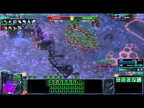 Starcraft 2 Polski Komentarz: EmpireKas vs TslHyun (TvZ)