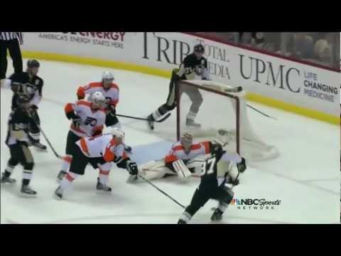 Sidney Crosby Goal Against Flyers 4/7/12