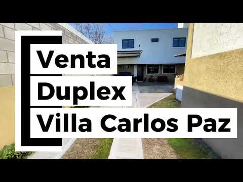 VENTA DUPLEX VILLA CARLOS PAZ COCHERA AMOBLADO