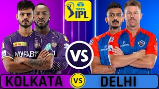 Live: KKR Vs DC | Kolkata vs Delhi IPL Live Scores & Commentary | IPL 2023 LIVE | live cricket match