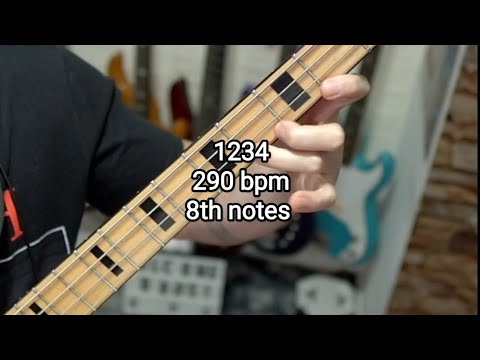 1234 290 bpm 8th notes