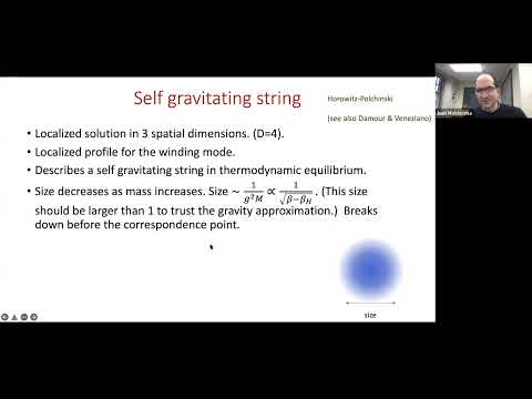 Juan Maldacena: String scale black holes