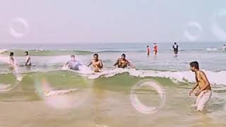 preview picture of video 'Beach #salt water # body show #mangalore'