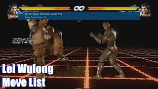 Download lagu Tekken 7 - Lei Wulong Full Move List / Command List (Season Pass 2) mp3 Download lagu Tekken 7 - Lei Wulong Full Move List / Command List (Season Pass 2) mp3