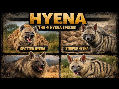 Hyena Documentary The 4 Hyena Species Lifestyle Power Untold Facts