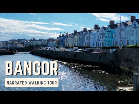 BANGOR (N. Ireland) | 4K Narrated Walking Tour | Let's Walk 2022